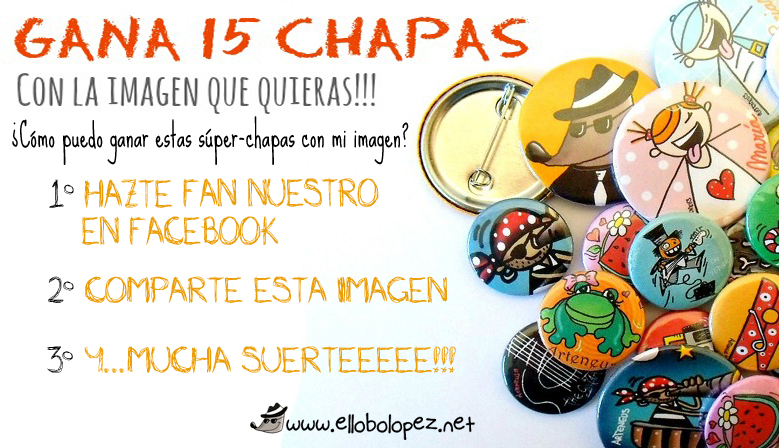 Gana 15 Chapas Personalizadas Facebook