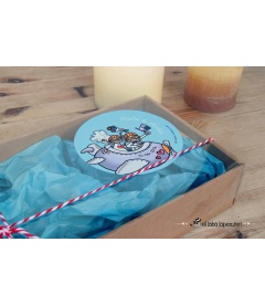 CAJA CHAPAS PARA BODAS "LOVE IS IN THE AIR"