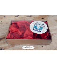 CAJA CHAPAS PARA BODAS "HIPPIE LOVE"