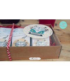 CAJA CHAPAS PARA BODAS "HIPPIE LOVE"