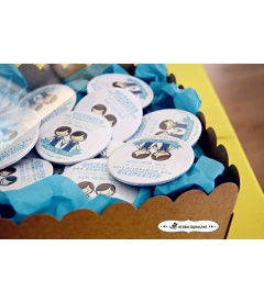 CHAPA "COMUNIÓN GEMELOS" (blanco)