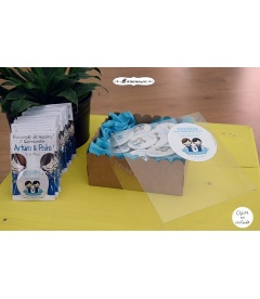 CHAPA "COMUNIÓN GEMELOS" (blanco)