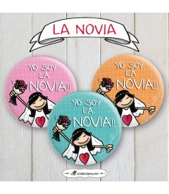 CHAPAS DESPEDIDAS "YO SOY DE LA NOVIA"