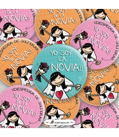 CHAPAS DESPEDIDAS "YO SOY DE LA NOVIA"
