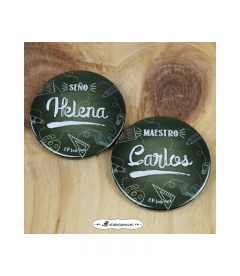 CHAPA PERSONALIZADA "PROFES"
