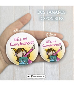 CHAPA CUMPLEAÑOS "TARTA" (ella)