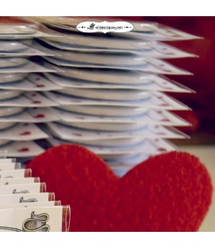 CHAPAS PARA BODAS "PIES AMOROSOS"