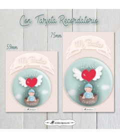 CHAPA PERSONALIZADA "PURO AMOR" (niño)