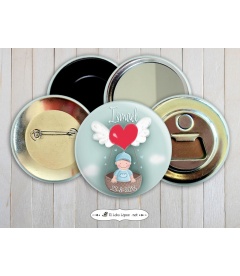 CHAPA PERSONALIZADA "PURO AMOR" (niño)