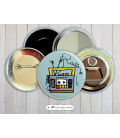 CHAPA RETRO "RADIO"