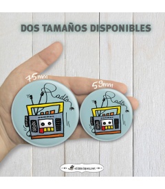 CHAPA RETRO "RADIO"