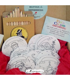 KIT "PINTA-CHAPAS" NAVIDAD (infantil)