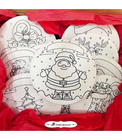 KIT "PINTA-CHAPAS" NAVIDAD (infantil)