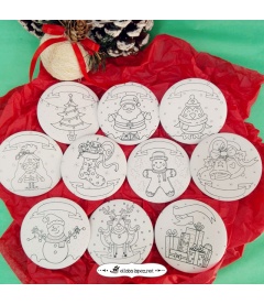 KIT "PINTA-CHAPAS" NAVIDAD (infantil)