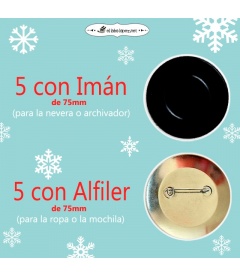 KIT "PINTA-CHAPAS" NAVIDAD (infantil)