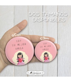 CHAPA "MEJOR AMIGA" (cumpleaños)