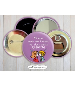CHAPA "UN BESO" (cumpleaños)