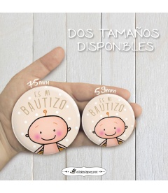 CHAPA "MI BAUTIZO" (bebito)