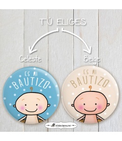 CHAPA "MI BAUTIZO" (bebito)