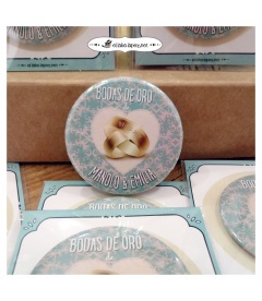 CHAPAS BODAS DE ORO "50 MÁS"