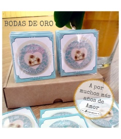 CHAPAS BODAS DE ORO "50 MÁS"