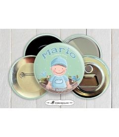 CHAPA  "BEBÉ PAJARITOS" (niño)