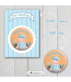 CHAPA  "BEBÉ PAJARITOS" (niño)