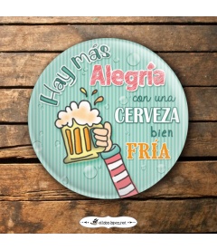 CHAPA ABREBOTELLAS "ALEGRÍA"