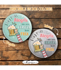 CHAPA ABREBOTELLAS "ALEGRÍA"