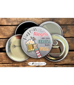 CHAPA ABREBOTELLAS "ALEGRÍA"
