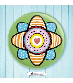 CHAPA "FLORES MANDALAS"
