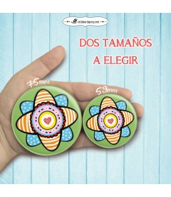 CHAPA "FLORES MANDALAS"