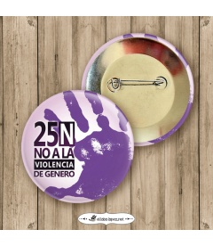 CHAPA "NO VIOLENCIA"