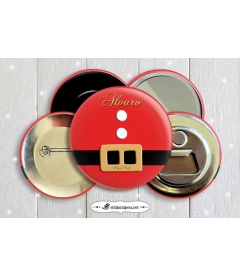 CHAPA "PAPÁ NOEL" CON NOMBRES