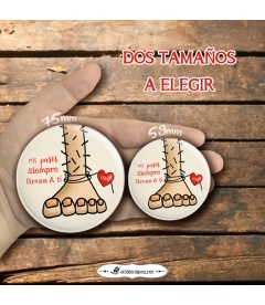 CHAPA "PIE AMOROSO" (chico)