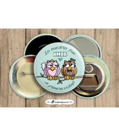 CHAPA "BUHITOS ENAMORADOS"