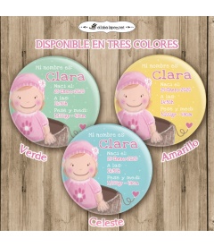 CHAPA "NACIMIENTO BEBITA" (bautizo)