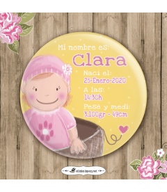 CHAPA "NACIMIENTO BEBITA" (bautizo)