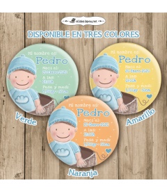 CHAPA "NACIMIENTO BEBITO" (bautizo)