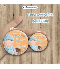 CHAPA "NACIMIENTO BEBITO" (bautizo)