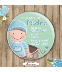 CHAPA "NACIMIENTO BEBITO" (bautizo)