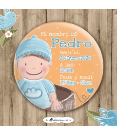 CHAPA "NACIMIENTO BEBITO" (bautizo)