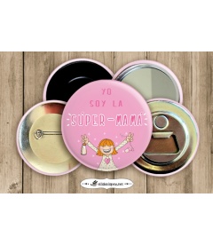 CHAPA "SOY LA MAMÁ" (bautizo)