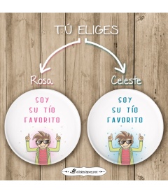 CHAPA "SOY SU TÍO" (bautizo)