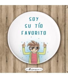 CHAPA "SOY SU TÍO" (bautizo)