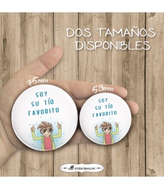 CHAPA "SOY SU TÍO" (bautizo)