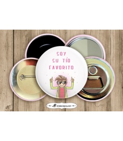 CHAPA "SOY SU TÍO" (bautizo)