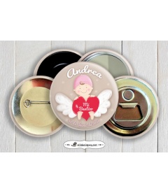 CHAPA  "BEBÉ ANGELITO" (niña)