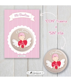 CHAPA  "BEBÉ ANGELITO" (niña)