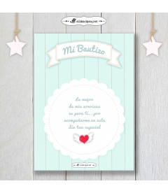 CHAPA  "BEBÉ ANGELITO" (niño)